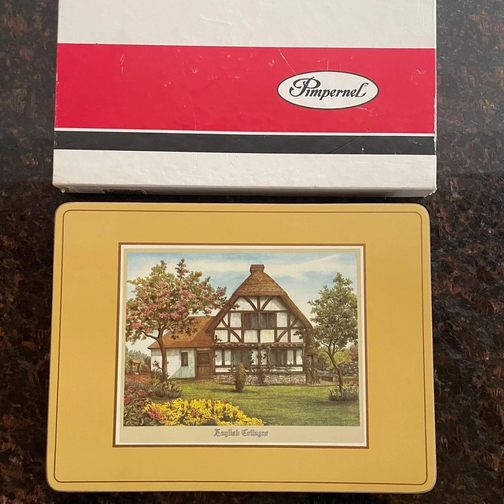 Pimpernel English Cottages Set of 6 Placemats